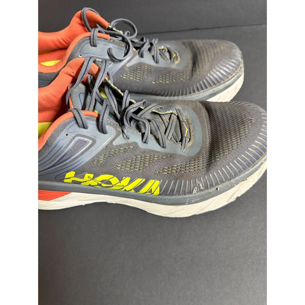 Hoka One One M Bondi 7 Running Shoes 1110518 TCHL Turbulence/Chili Men's 12 - Picture 7 of 12